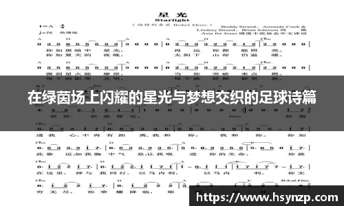 在绿茵场上闪耀的星光与梦想交织的足球诗篇